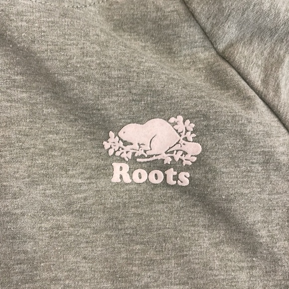 Roots kids soft short sleeved hoodie in green size youth XL 11-13 years - Picture 4 of 7